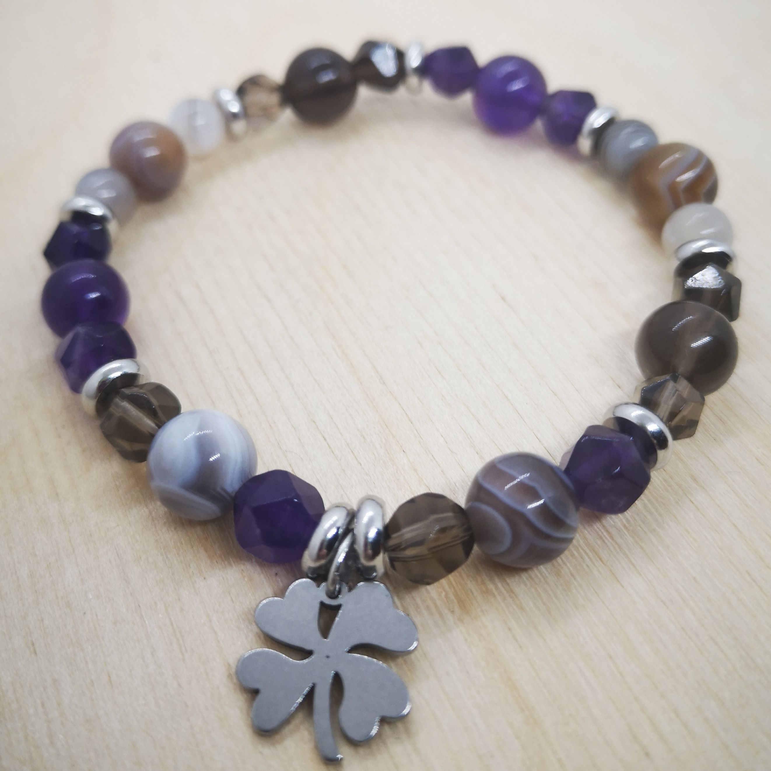 Améthyste et Agate du Botswana Améthyste et Agate du Botswana